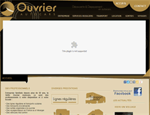 Tablet Screenshot of ouvrierautocars.com